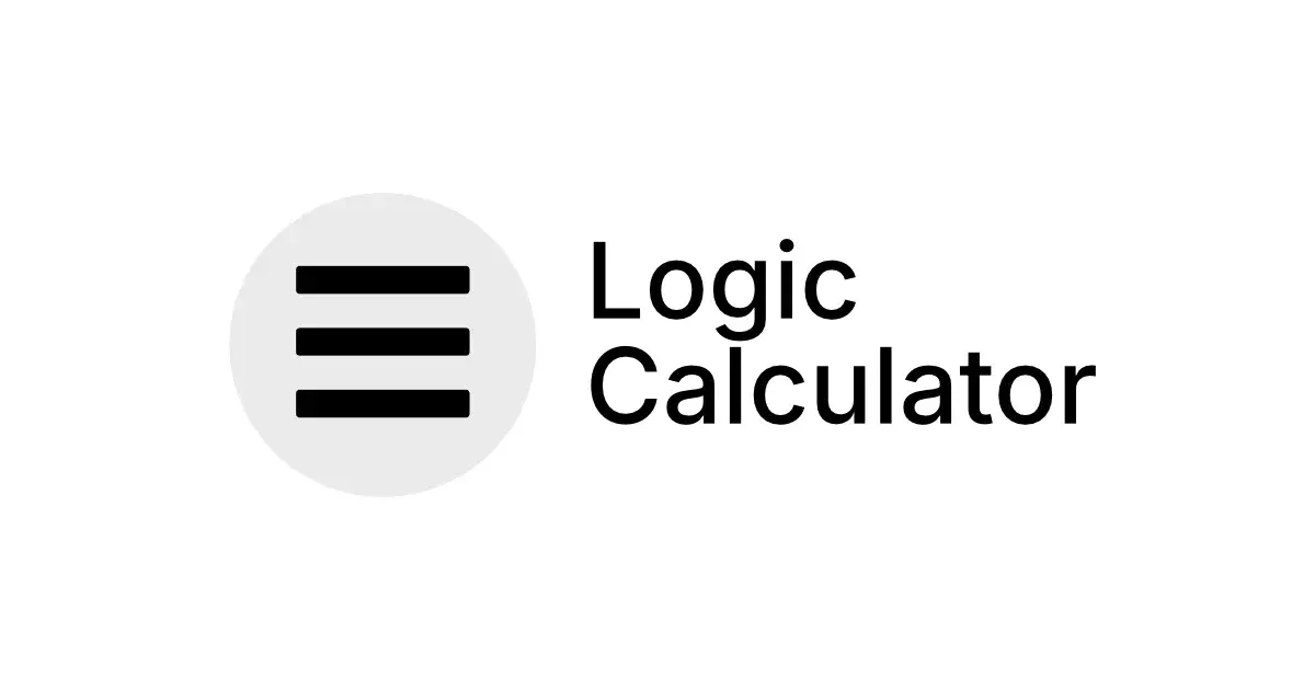 Logic Calculator